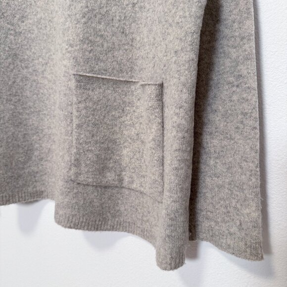 Hansel from Basel Light Gray Oversized Wool Blend Sweater Size 1 S/M - Picture 5 of 10